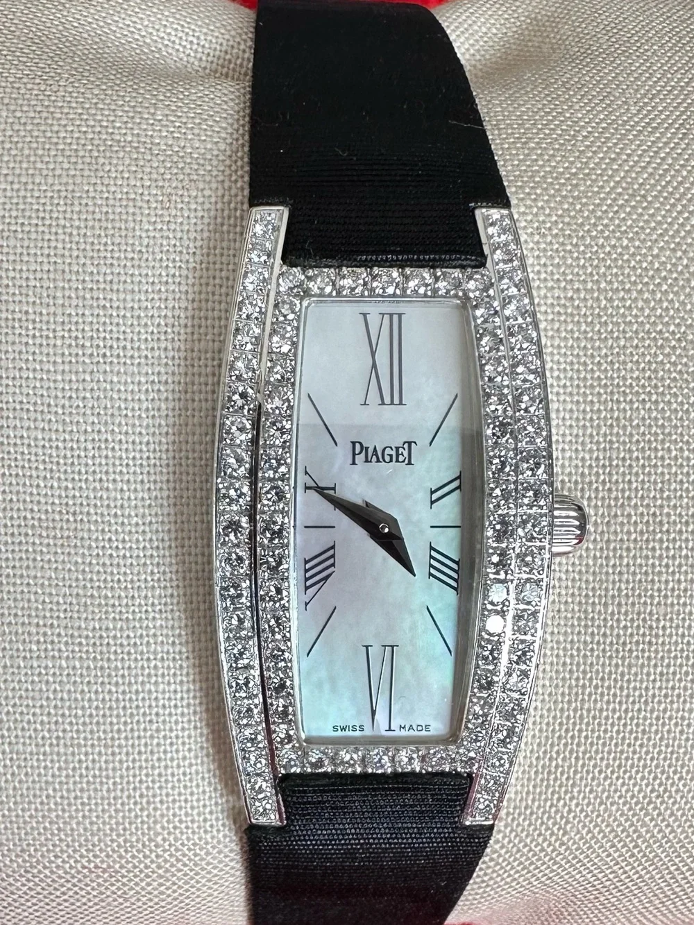 Piaget Limelight Ref. 54035 18K White Gold Factory Diamond Cal. 59P Quartz